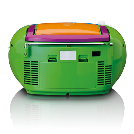 Lenco SCD-971 - Children's Radio - Cassette Radio with CD - CD Radio - Cassette Player - Stereo Speakers - Headphone Jack - Track Memory - Multicolored