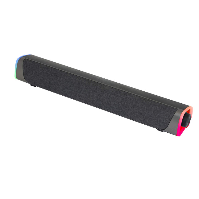 Woxter Big Bass 320 heliriba 18 W võimsusega (RGB taustvalgus, 3,5 mm, PC/PS4/Xbox/TV/mobiiltelefon/tahvelarvuti), USB toide, must