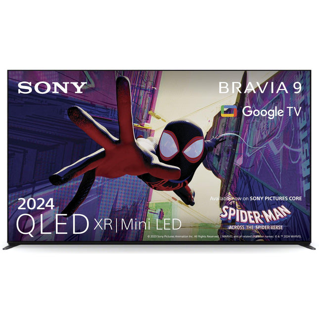Sony BRAVIA 9 QLED (XR l Mini LED) 65-tolline 4K HDR Google'i nutiteler | Mängufunktsioonid, IMAX Enhanced, Dolby Vision Atmos, Chromecast, AirPlay, 120Hz K65XR90