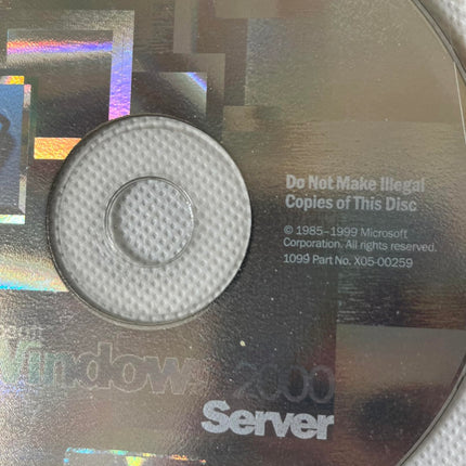 MS Windows 2000 Server + 5 Cl. CD / server + 5 clients