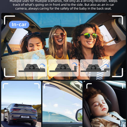【Uusim】 10,26-tolline Apple Carplay Android Auto ekraan reguleeritava 2,5K armatuurlauaga auto esi- ja tagaosa juhtmevaba Driveplay tahavaatekaameraga autoraadio Carplay Bluetooth Mirror Link 64G TF
