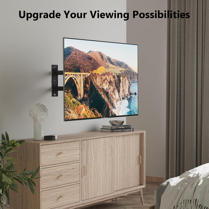 BONTEC TV seinakinnitus, pööratav ja kallutatav monitori seinakinnitus 13–43-tollistele LED/LCD/OLED-teleritele või monitoridele kuni 35 kg, max VESA 200x200 mm