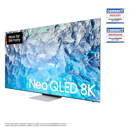 Samsung Neo QLED 8K QN900B 65-tolline teler (GQ65QN900BTXZG, Saksa mudel), Quantum HDR 3000, Neural Quantum protsessor 8K, Dolby Atmos, nutiteler [2022]