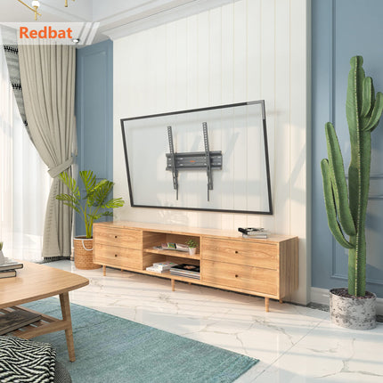 Redbat üliõhuke seinakinnitus 23–55-tollistele LCD LED-plasmateleritele, madala profiiliga kallutatav telerikinnitus kuni 45 kg, max VESA 400x400 mm, komplektis kaablisidemed