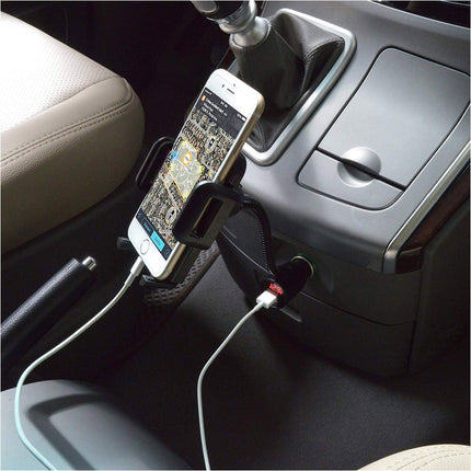 SOAIY 3-ühes universaalne autokinnitus laadijaga, kahe USB-pordiga sigaretisüütaja toiteallikaga, laadimisfunktsioon koos LED-auto aku indikaatoriga, 3.1A, 12/24V, ühildub nutitelefonide, iPhone'i, Samsungiga