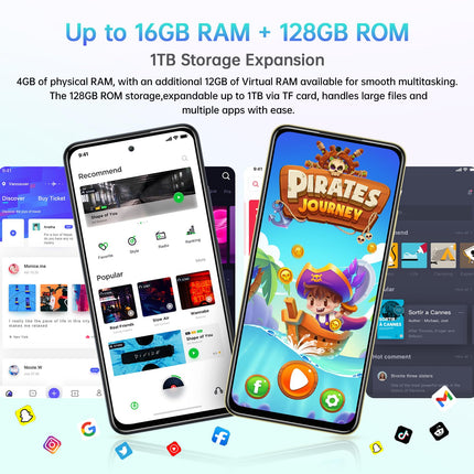OUKITEL C65 Android 15 nutitelefon, 16 GB + 128 GB / 1 TB mobiiltelefon ilma lepinguta, 6,7-tolline HD+ 90Hz mobiiltelefon, soodne, 50 MP + 8 MP, 5150 mAh SIM-kaardita mobiiltelefonid, kahekordne SIM-kaart, 3 pesa / sõrmejäljelugeja / 3,5 mm pesa
