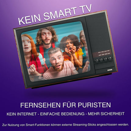 JVC 40-tolline televiisor LT-40VF4455 Full HD televiisor 102 cm ekraani diagonaaliga ja integreeritud kolmekordse tuuneriga, LED-teler must