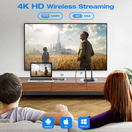 Juhtmevaba HDMI-saatja must