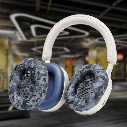 WC SweatZ XM5 &amp; XM6 – Patented Sweat Protection Ear Cushions for Sony WH1000XM5 &amp; WH1000XM6 by Wicked Cushions | Complete 360-Degree Ear Cushion Protection | Black Camo