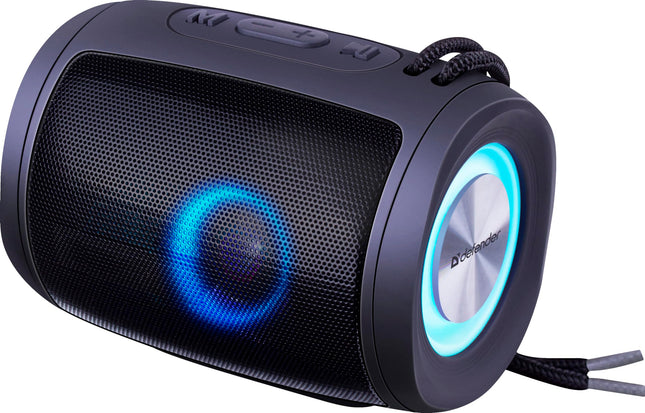 Defender® Enjoy S200 Bluetooth-kõlar – kaasaskantav 5W muusikakarp TWS-i, LED-tule, raadio, USB, MicroSD, MP3, AUX, mikrofoni, käed-vabad funktsiooni ja 10-tunnise akuga – juhtmevaba minikõlar käepidemega