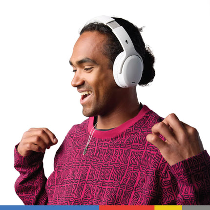 Skullcandy Crusher ANC 2 kõrvapealsed mürasummutavad juhtmevabad kõrvaklapid sensoorse bassiga, lisalaadimiskaabel, 50-tunnine aku tööiga, Skull-iQ, Alexa tugi, mikrofon, Bluetooth-ühilduv, luujuhtivus