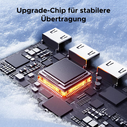 UGREEN HDMI-lüliti 3 sisse 1 väljund 4K@60Hz, HDMI-jaotur puldiga, toetab HDR10+ CEC HDCP2.2, ühildub lülitiga PS5/4/3 Xbox Blu-ray-mängijaga