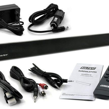 SELFSAT SOUNDBAR 32 (12V heliriba, sobib 32-tollistele teleritele) Bluetooth must