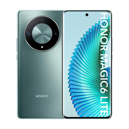 HONOR Magic6 Lite 5G nutitelefon 8+256GB, 120Hz 6.78" AMOLED, 108MP kolmekordne tagakaamera, Android 13, kahekordne SIM-kaart, Google Play, NFC, roheline