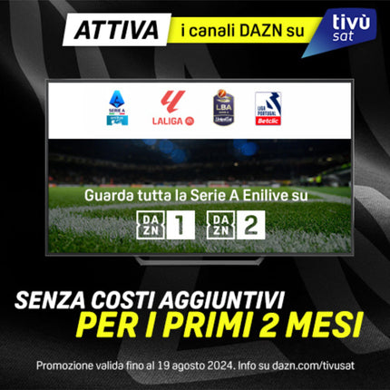 DIGIQUEST Tivùsat Maximo Combo vastuvõtja | DVB-S2 ja DVB-T2 | 2-ühes kaugjuhtimispult | Tivùsat kiipkaart kaasas | Salvestusfunktsiooni saab aktiveerida | DAZN 1 ja 2 kanalit lubatud | Must