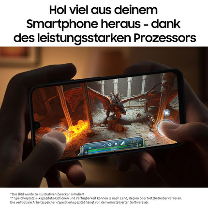 Samsung Galaxy A16 5G nutitelefon ilma lepinguta, Android-telefon, 50 MP põhikaamera, 16,91 cm / 6,7" ekraan, 128 GB, sinakasmust, 2,5-aastane tootjagarantii [Ainult Amazonis]