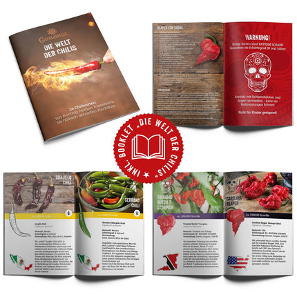 Corasol Premium tšilli advendikalender 24 purustatud tšillisordiga kuni 1,5 miljoni Scoville'i ühikuga, kingiidee kuumadele meestele (128 g)
