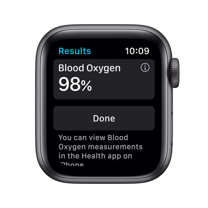 Apple Watch Series 6 (GPS, 40MM) Space Gray Aluminum Case with Black Sport Band (Refurbished)
