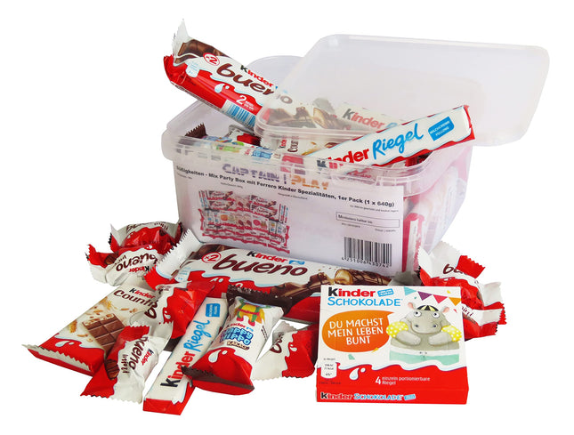 Maiustused – segapeokarp Ferrero Kinder eripakkumistega, 1 pakk (1 x 640g)