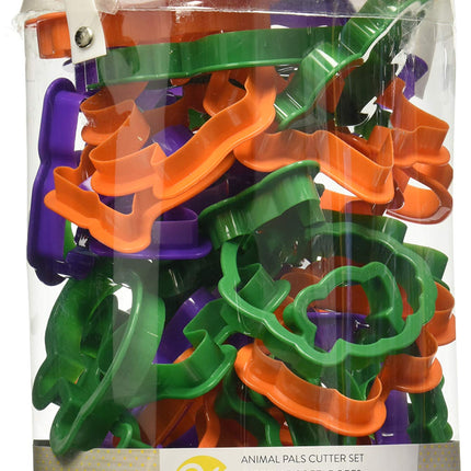 Wilton Cookie Cutter Tropical Party, 3-Piece: Tropical Cookie Cutters, Cookie Cutters: Fish, Dog, Cat, Bird, Butterfly and More, Kitchen Baking, DIY - Set of 50, Multicolored