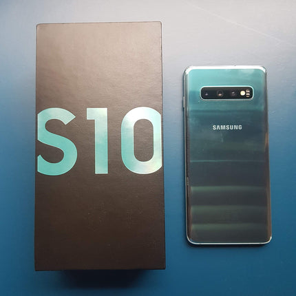 Samsung Galaxy S10 nutitelefon (15,5 cm (6,1 tolli) 128 GB sisemälu, 8 GB muutmälu, prismaroheline) - [Standard] saksa versioon
