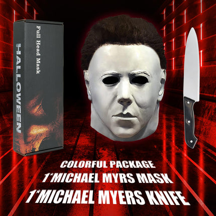 Xambop Michael Myers Mask Original 1978,Horror latex mask Halloween Michael Myers costume props adult size