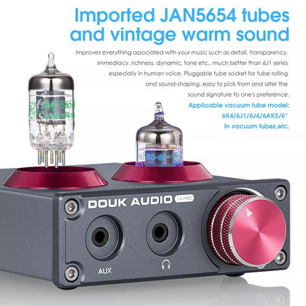 Douk Audio Mini 5654 Phono eelvõimendi kodune stereoheli eelvõimendi kõrvaklappide võimendi (T4 PRO)