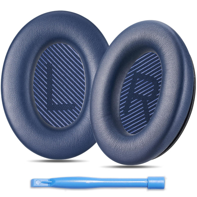 Piiratud väljaande tumesinised lisatarvikutega kõrvapadjad, mis ühilduvad Bose QuietComfort 35 (QC35) ja QuietComfort 35 II (QC35 II) kõrvaklappidega. Valknahk | suure tihedusega vaht | suurendatud vastupidavus.