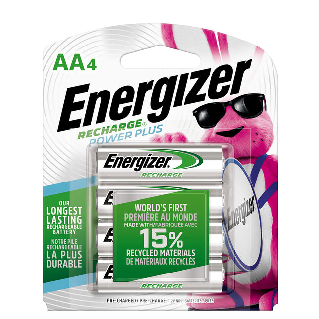 Energizer Rechargeable AA, 4 pack