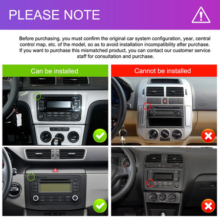 2+64G CAMECHO Android 13 autoraadio VW Golf 5, Golf 6, Skoda Polo, Passat Tiguan Touranile koos Carplay/Android Auto/Mirrorlinkiga, 7-tolline mahtuvuslik puuteekraan WiFi, GPS, FM, Bluetooth