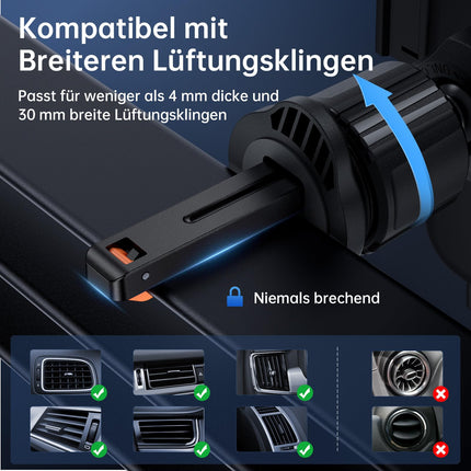 SYNCWIRE Car Phone Holder [Upgraded More Stable Version] Car Phone Holder Air Vent Car Mount with One-Button Release 360° Rotatable Car Phone Holder for iPhone, Galaxy, Pixel,