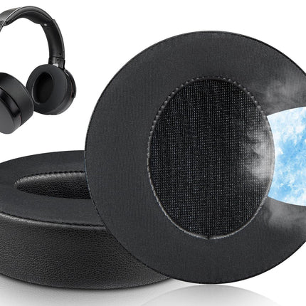 SOULWIT jahutusgeeliga vahetuskõrvapadjad Sony MDR-XB950 XB950BT XB950B1 XB950N1 XB950AP kõrvaklappidele, vahetuskõrvapadjad jääsiidist kangaga, suure tihedusega mürasummutusvaht