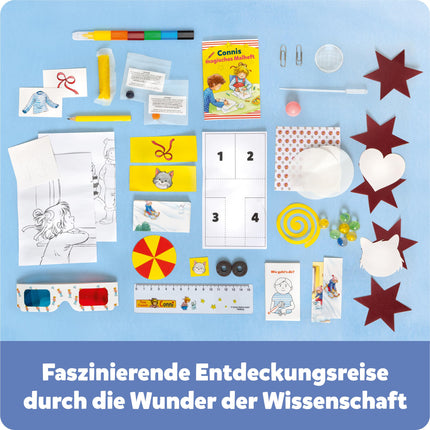 FRANZIS 67207 - My Friend Conni Advent Calendar, 24 experiments for the Christmas season, for children ages 5 and up