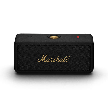 Marshall Emberton II Bluetooth Portable Speaker, Wireless, Water Resistant - Black and Brass