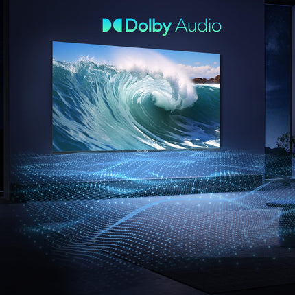 Antteq QLED 4k Smart TV 43 inch (TV 109cm), HDR, Frameless, Google APP Store (10000+ APPs), Bluetooth Voice Assistant, WiFi 2.4G/5G