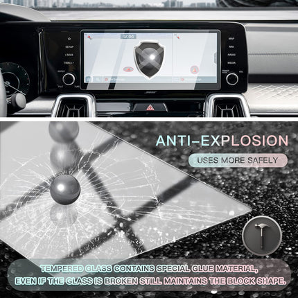 CDEFG ühildub Kia Sorento MQ4 2021 2022 2023 auto navigatsiooni kaitsekile klaasist 9H kriimustuskindel 10,25-tolline GPS läbipaistev ekraanikaitse Navi kile lisatarvikud