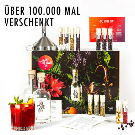VALMISTA OMA DŽINN | ISE meisterdatud džinni komplekt | Valmista ise kokteil käsitsi valitud vürtside, pudelite, lehtri ja retseptide abil | Isetehtud kinkekomplekt talle ja talle | Kingitus isadepäevaks, sünnipäevaks ja jõuludeks