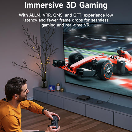 JSAUX 8K HDMI-kaabel 3 meetrit (2-pakendis) | 4K ja 8K HDMI 2.1 kaabel 48Gbps kiire HDMI | 4K@120Hz 144Hz, 8K@60Hz, HDCP 2.2 ja 2.3, HDR 10+, eARC ühildub monitori UHD teleri, PS5, PS4 Dolby Visioniga - must