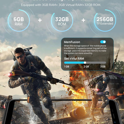 Ulefone Armor X12 välistingimustes kasutatav nutitelefon Android 13 Go 6GB + 32GB/256GB SD 4860mAh 5.45'' HD+ 13MP+8MP IP68 vastupidav mobiiltelefon ilma lepinguta ehitusplatsi telefon 4G kahe SIM-kaardiga NFC GPS 2-aastane garantii - oranž