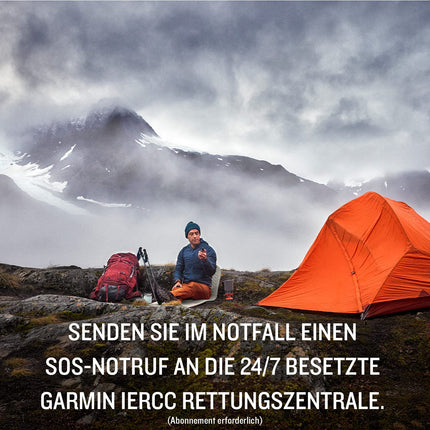 Garmin inReach Mini 2 – GPS satellite communication device with 24/7 emergency call function, worldwide messaging without cellular reception (subscription required) &amp; arrow navigation, up to 14 days battery life