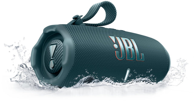 JBL Charge 6, Portable Bluetooth Speaker, 28 Hour Battery Life, IP68 Waterproof, Dust and Shock Resistant, Pro Sound with AI Sound Boost, Auracast Multi-Speaker, Blue