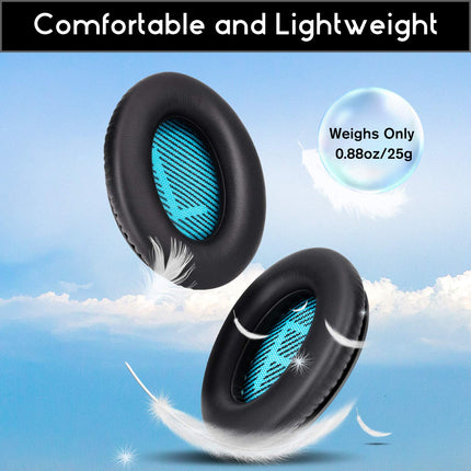 BINGLE professionaalsed vahetuskõrvapadjad Bose'ile, mis ühilduvad QuietComfort QC 15 25 35 35ii 2 kõrvaklappidega, vahetuspadjad Bose QC-15 QC-25 QC-35 QC-35ii QC-2 SoundLink SoundTrue Around-Ear II AE2 kõrvaklappidele