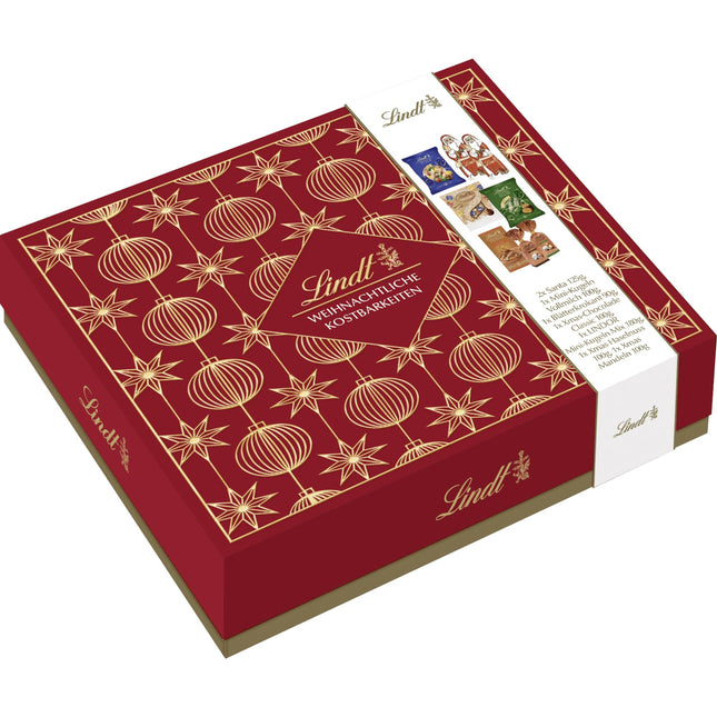 Lindt šokolaadi jõuluaarded | 920g | Segatud karp | Jõulukink | Jõulušokolaad