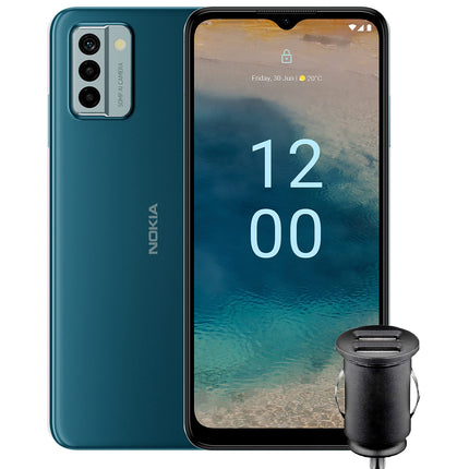 Nokia G22 6.52" HD+ Dual SIM Android 12 Smartphone, 50MP AI Kamera, 4/64GB Speicher, 3-Tage 5050 mAh Akku, QuickFix reparierbar, 2 Jahre OS Updates, 3 Jahre Garantie & mtl. Sicherheitsupdates, Blau