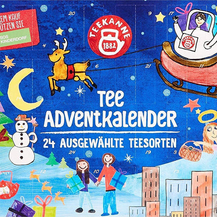 Teekannu advendikalender teega, 25 peene sortiga, 57 g