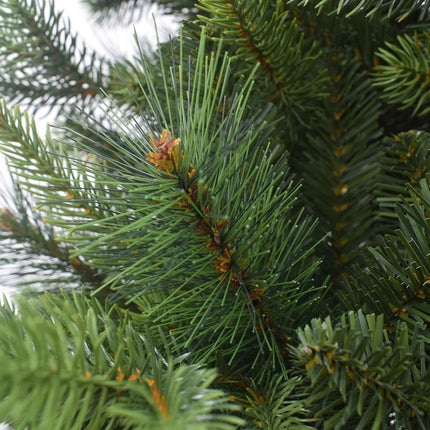 Christmas Tree Realistic Leaves PVC Pe Superfulte Green Quick Opening 210 cm - 2971 Branches