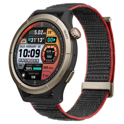 Amazfit Cheetah Pro 47mm running smartwatch with dual-band GPS, route navigation and offline maps, training template, heart rate monitor, built-in Alexa, 14-day battery life
