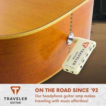 Traveler Guitar Headphone Amplifier – Acoustic (TGA-1A)