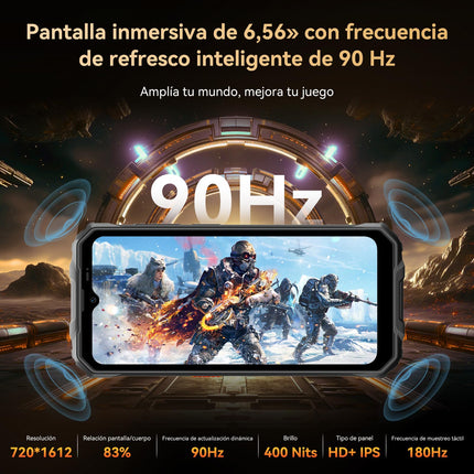 OSCAL Marine 2 lepinguta õuetelefon 2025, 11000mAh 12GB+64GB/2TB, Android 15 õuenutitelefon, 6.56" HD+ 90Hz, 16MP+8MP tehisintellektiga kaamera ehitusplatsi mobiiltelefon, IP69K veekindel, kahe SIM-kaardiga 4G/NFC/OTG/GPS