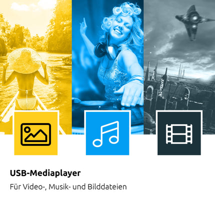 TechniSat HD-C 233 - HD-vastuvõtja digitaalse kaabeltelevisiooni jaoks (HDTV, DVB-C, HDMI, SCART, USB 2.0, RF-sisend, EPG, kaugjuhtimispult) must